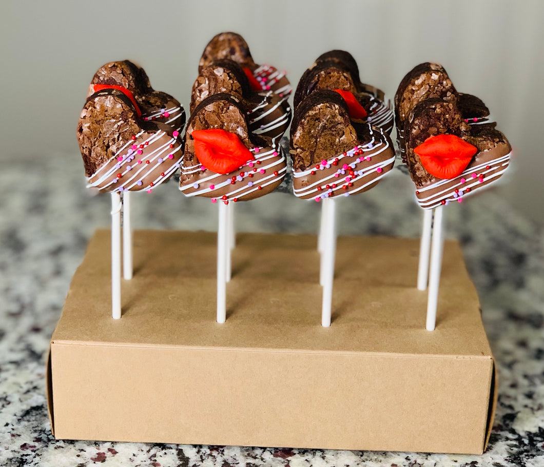 Valentine's Day - Brownie Pops 3 Pk