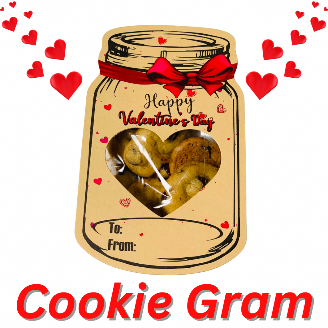Valentine's Day - Cookie Grams or Delightful Cereal Grams 4 Pk