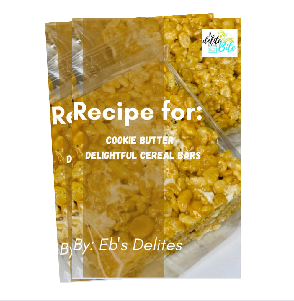 Delightful Cereal Bar Recipe - Cookie Butter
