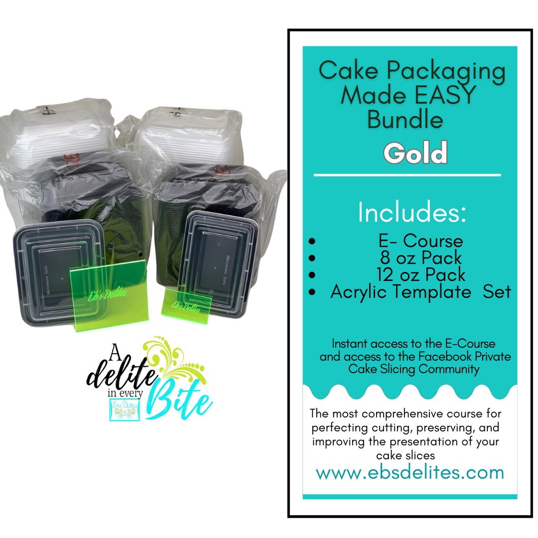 Cake Packaging Made EASY Course Options